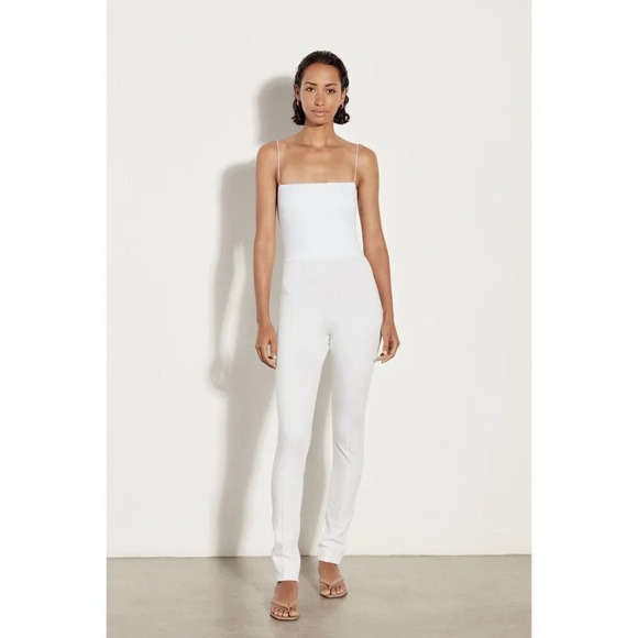 ENZA COSTA Supima Cotton Essential Strappy Tank in White XSmall Womens - Picture 12 of 12